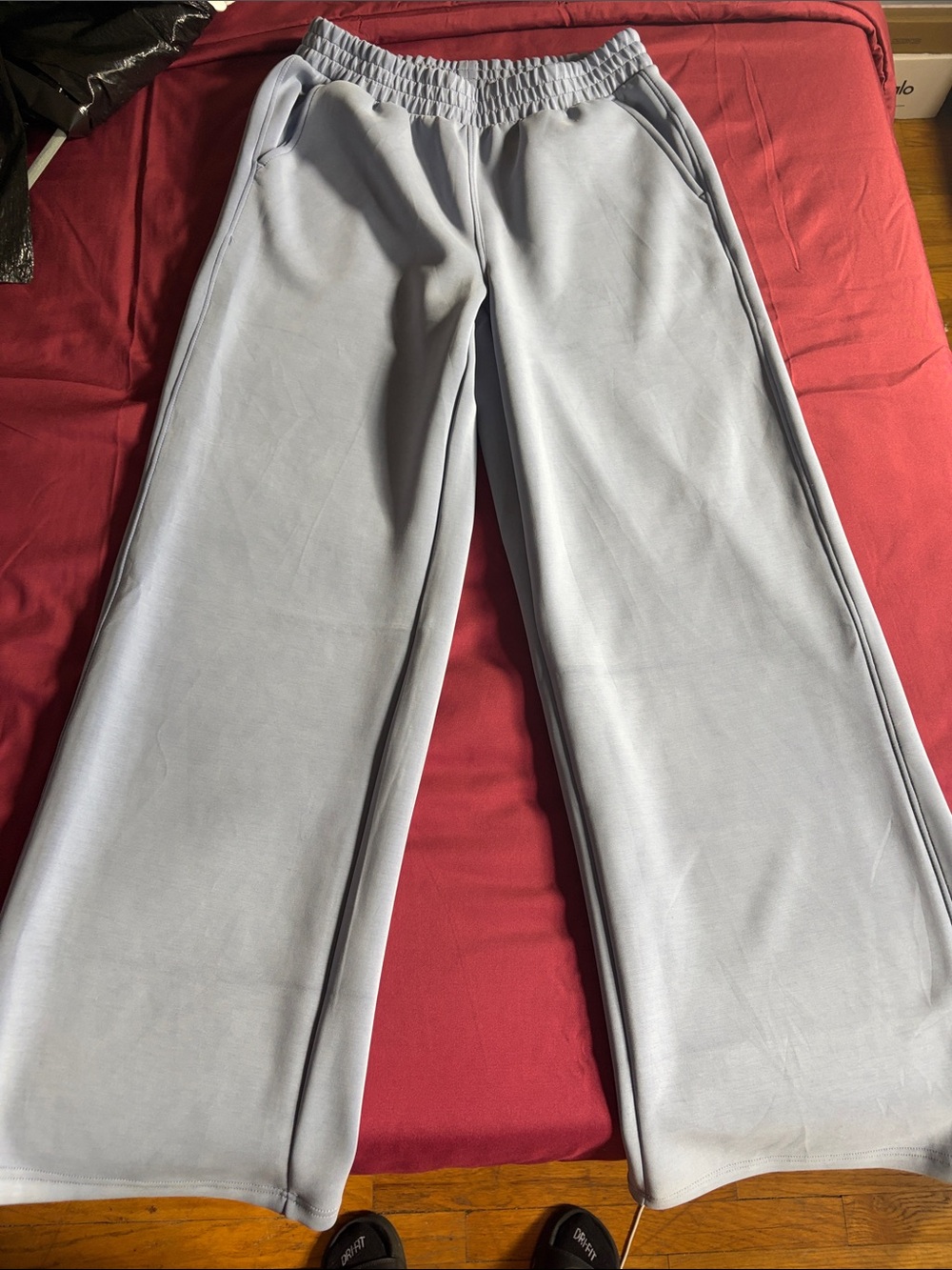 Bailey 44 Light Blue Boot Cut Wide-Leg Pants